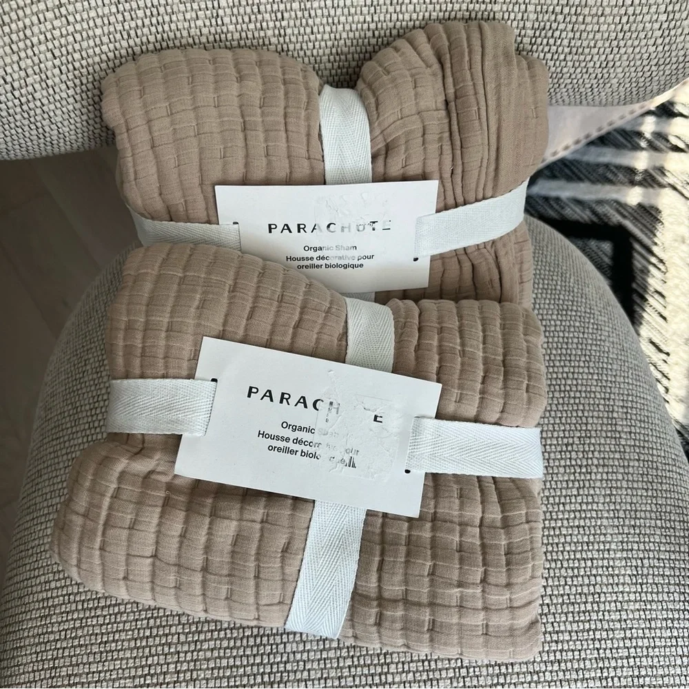 PARACHUTE HOME Euro Sham Set of 2 in Bisque